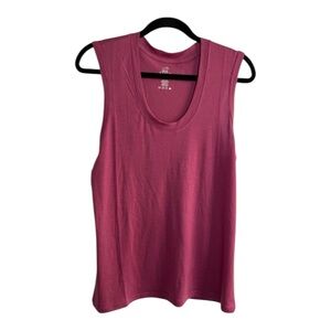 WoolX Phoebe Merino Wool Tank XL NWOT Discontinued Red Violet Lightweight